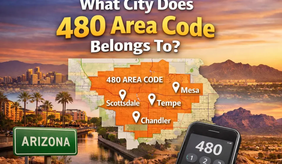 what city does 480 area code belong to