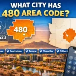 what city has 480 area code
