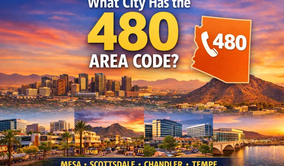 what city has the 480 area code