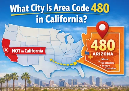 what city is area code 480 in california