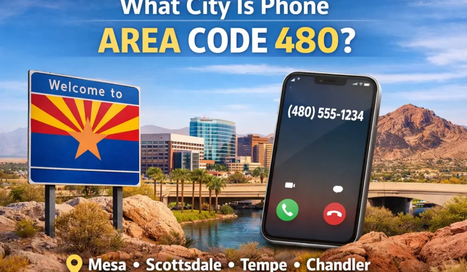 what city is phone area code 480