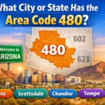 what city or state has the area code 480
