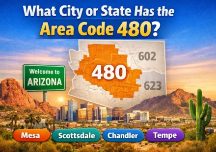 what city or state has the area code 480