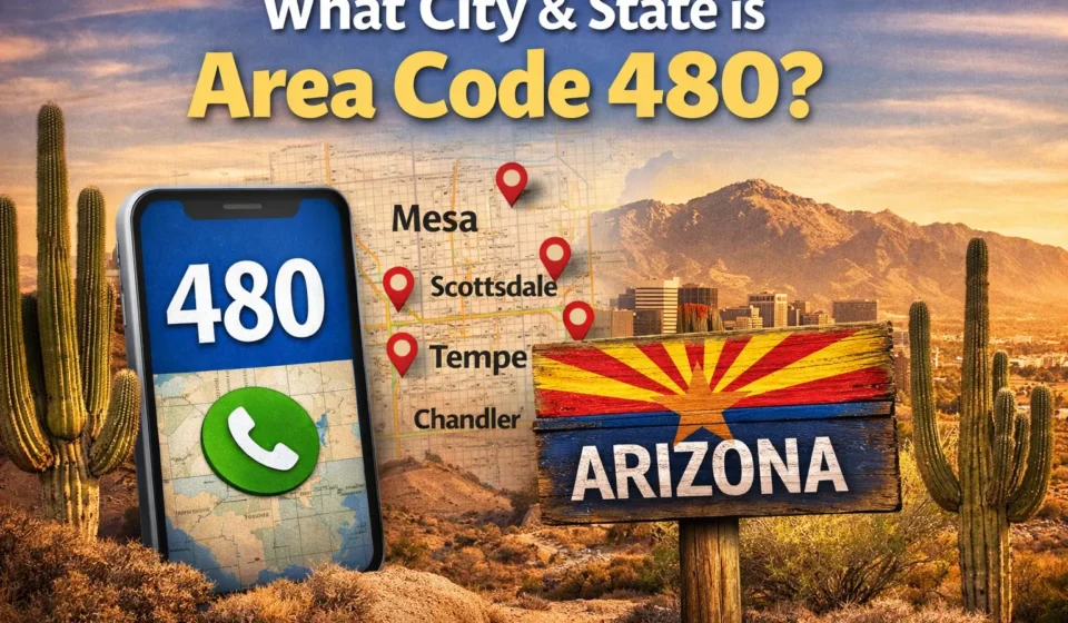 what city state is area code 480