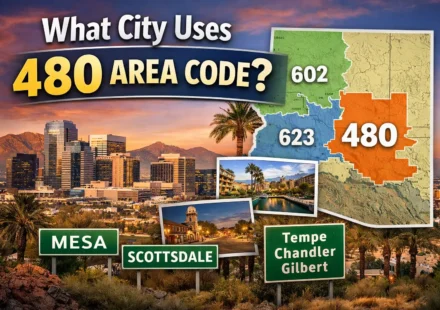 what city uses 480 area code
