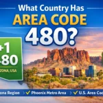 what country has area code 480