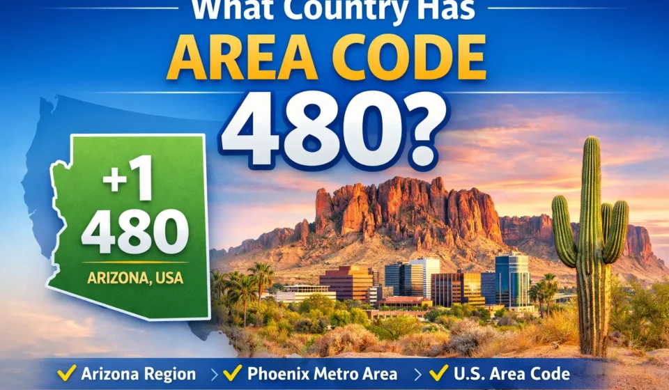 what country has area code 480