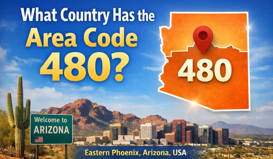 what country has the area code 480