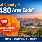 What County Is 480 Area Code