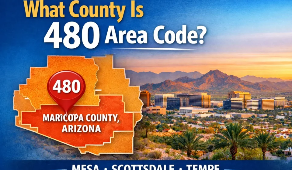 What County Is 480 Area Code