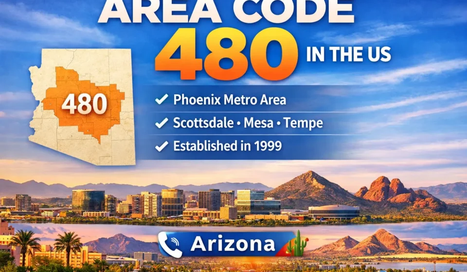 what is area code 480 in us