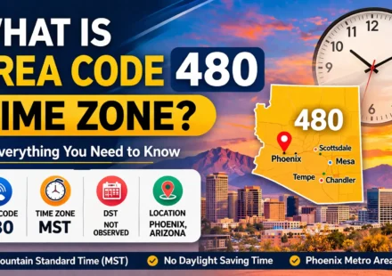 what is area code 480 time zone