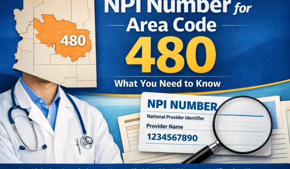 what is the npi number for area code 480