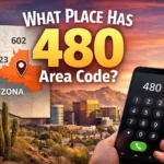 what place has 480 area code