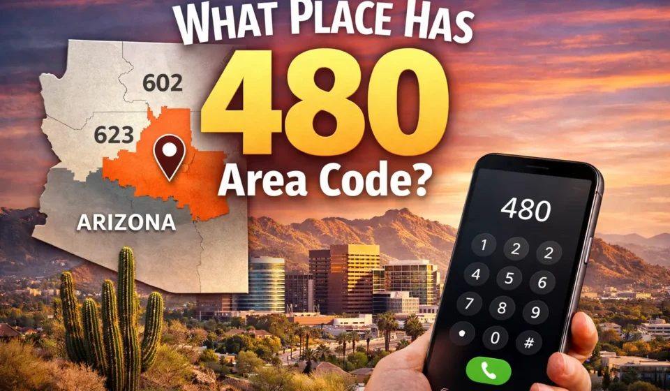 what place has 480 area code