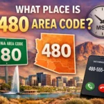what place is 480 area code