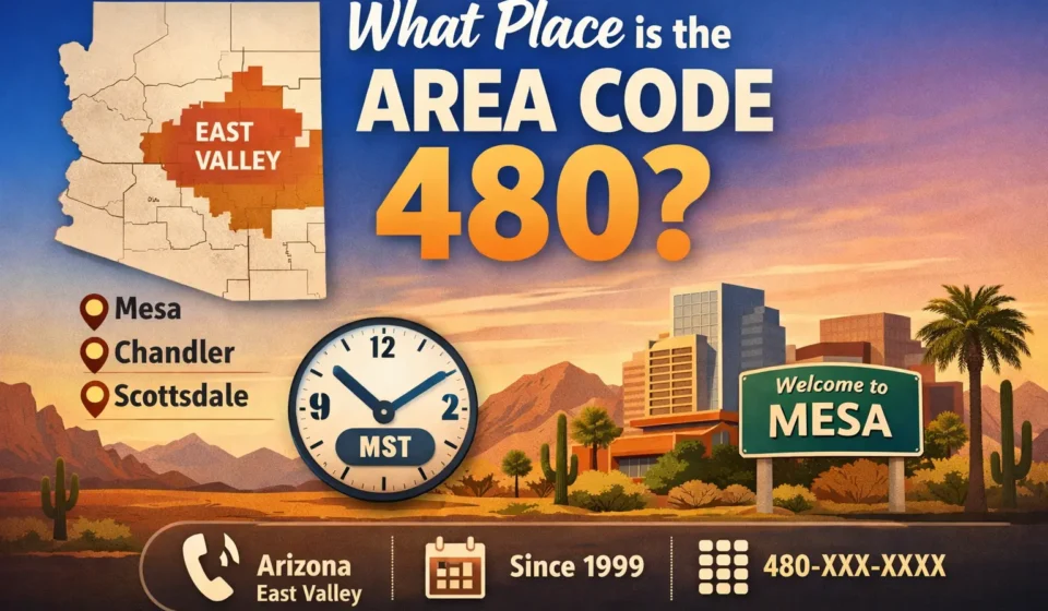 what place is the area code 480