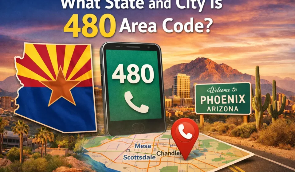 what state and city is 480 area code