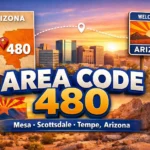 what state and town is area code 480