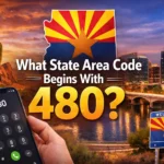 what state area code begins with 480