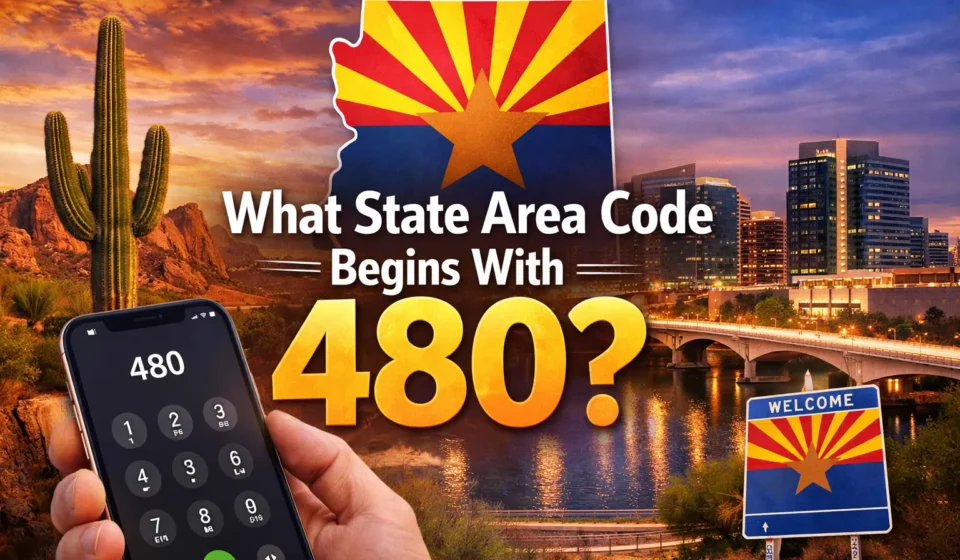 what state area code begins with 480