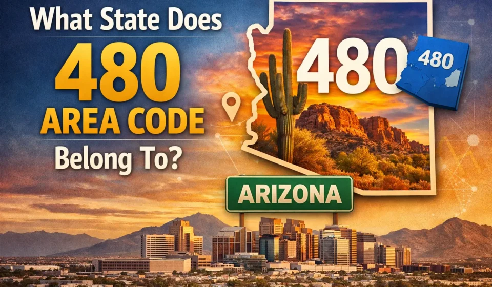 what state does 480 area code