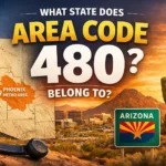 what state does the area code 480 belong to