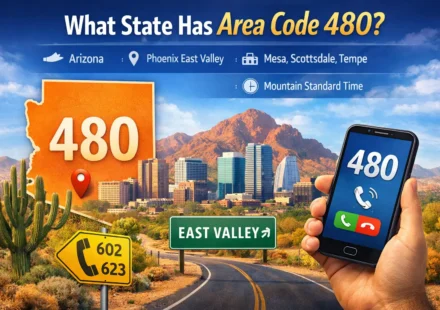 what state has telephone area code 480
