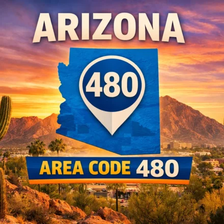what state is area code 480 in usa