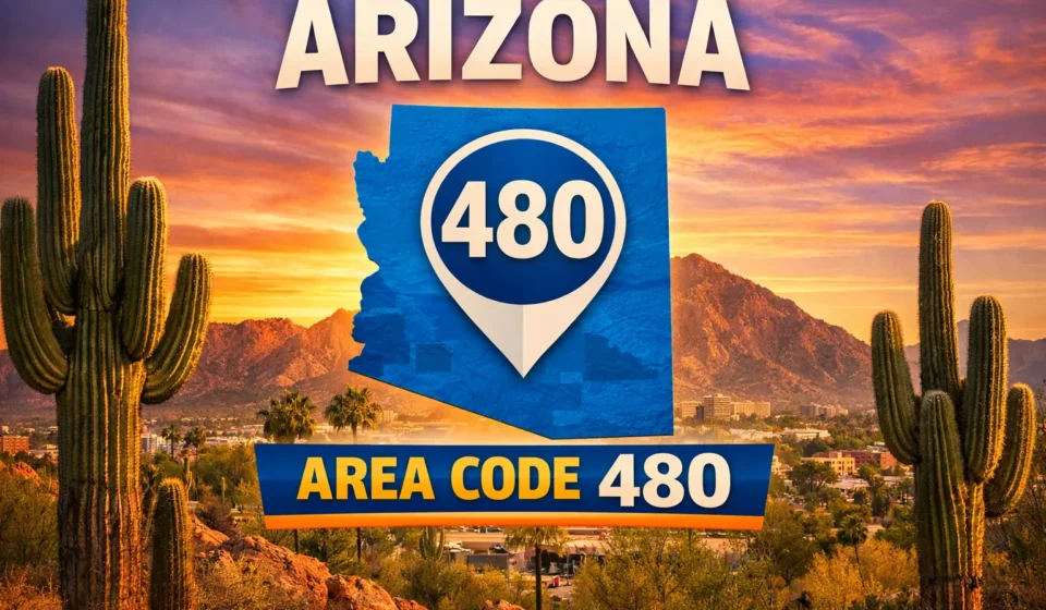 what state is area code 480 in usa