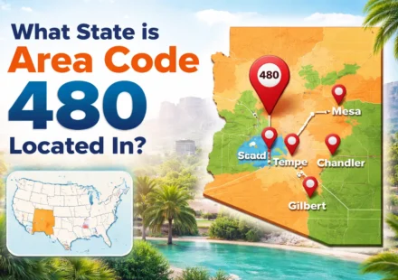 what state is area code 480 located