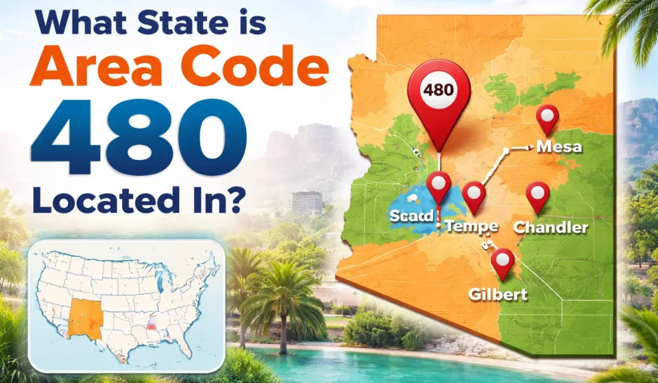 what state is area code 480 located