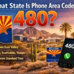 what state is phone area code 480