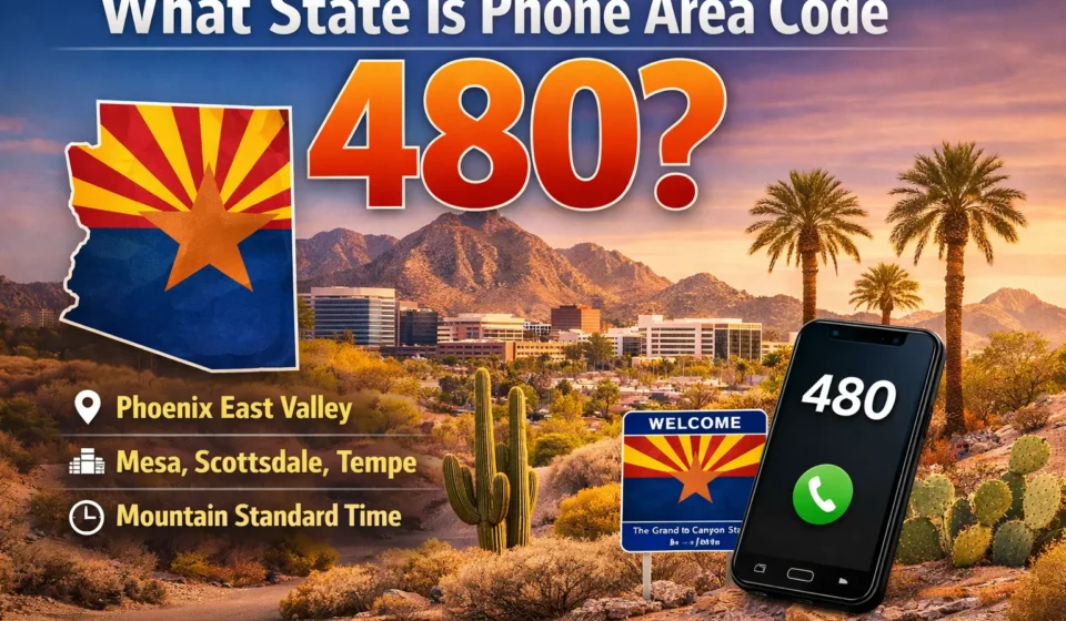 what state is phone area code 480