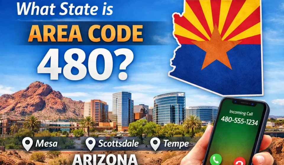 what state is telephone area code 480