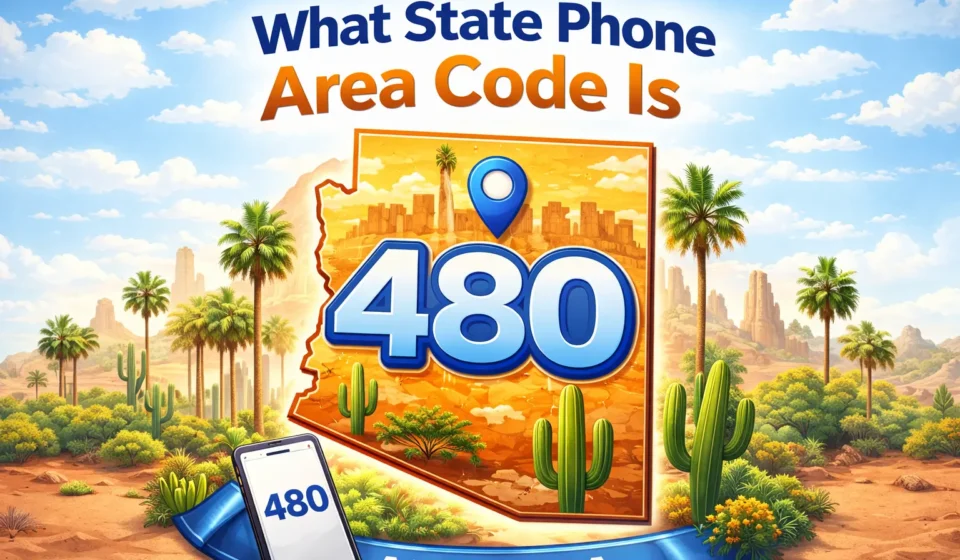 what state phone area code is 480