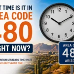what time is it in area code 480 right now