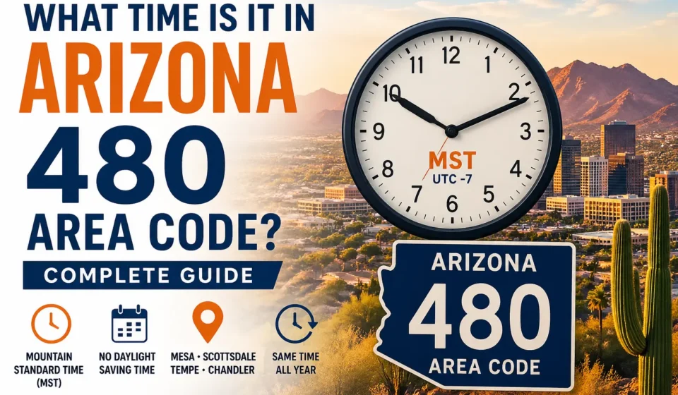 what time is it in arizona 480 area code
