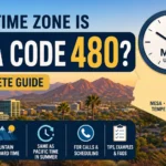 what time zone is the area code 480