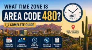 what time zone is the area code 480