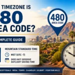 what timezone is 480 area code